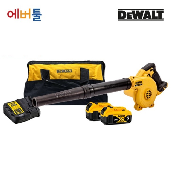 디월트 DCE100P2 20V 송풍기 정품 풀세트 (본체 가방 배터리2개 충전기)
